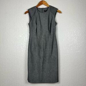 Banana Republic Womens Sheath Dress 0P Quilted Cap‎ Sleeve Preppy Career NWT